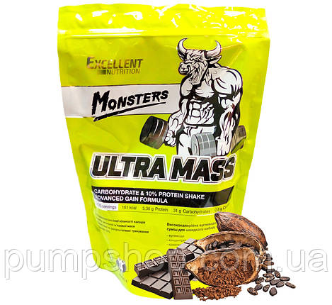 Гейнер Excellent Nutrition Monsters Ultra Mass (10%) 1000 г (уцінка), фото 2