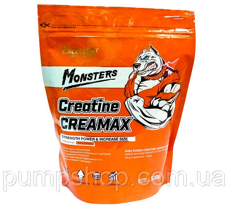 Креатин моногідрат Excellent Nutrition Monsters Creatine CREAMAX 500 г, фото 1