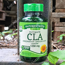 Nature's Truth CLA 1250 мг (Кон'югована лінолева кислота) 50 гелевих капсул
