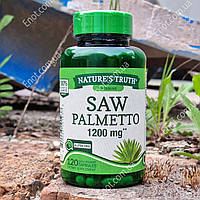 Для простаты Nature's Truth Saw Palmetto 1200 мг 120 капсул