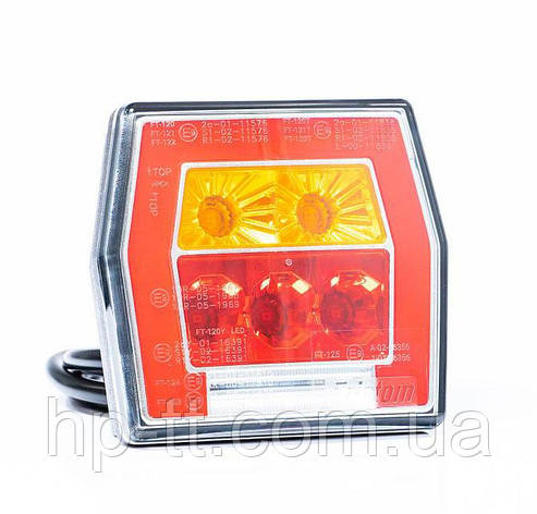 Ліхтар задній Fristom FT-122 T LED 4 функції, фото 1