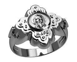 Кільце срібне Православне