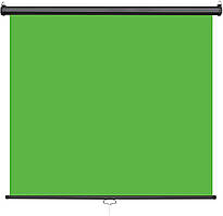 Фон ролет на стіну Visico RB-1820 Chroma Key Screen зелений (1,8x2м)