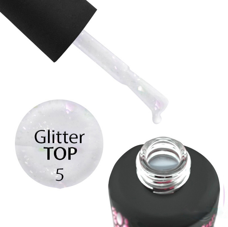 Elise Braun Glitter Top No Wipe No 05 (15 мл)