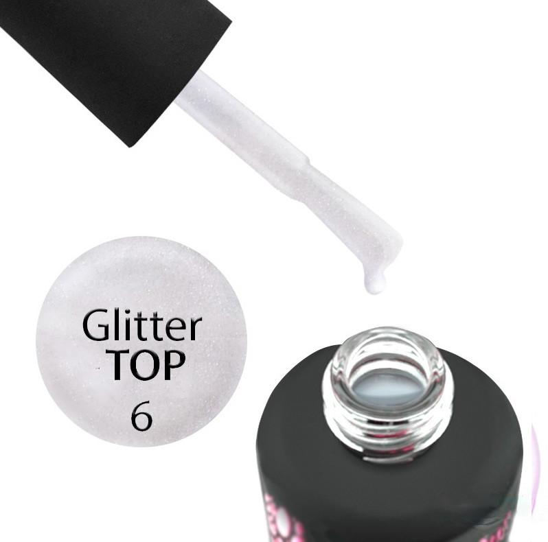 Elise Braun Glitter Top No Wipe No 06 (15 мл)