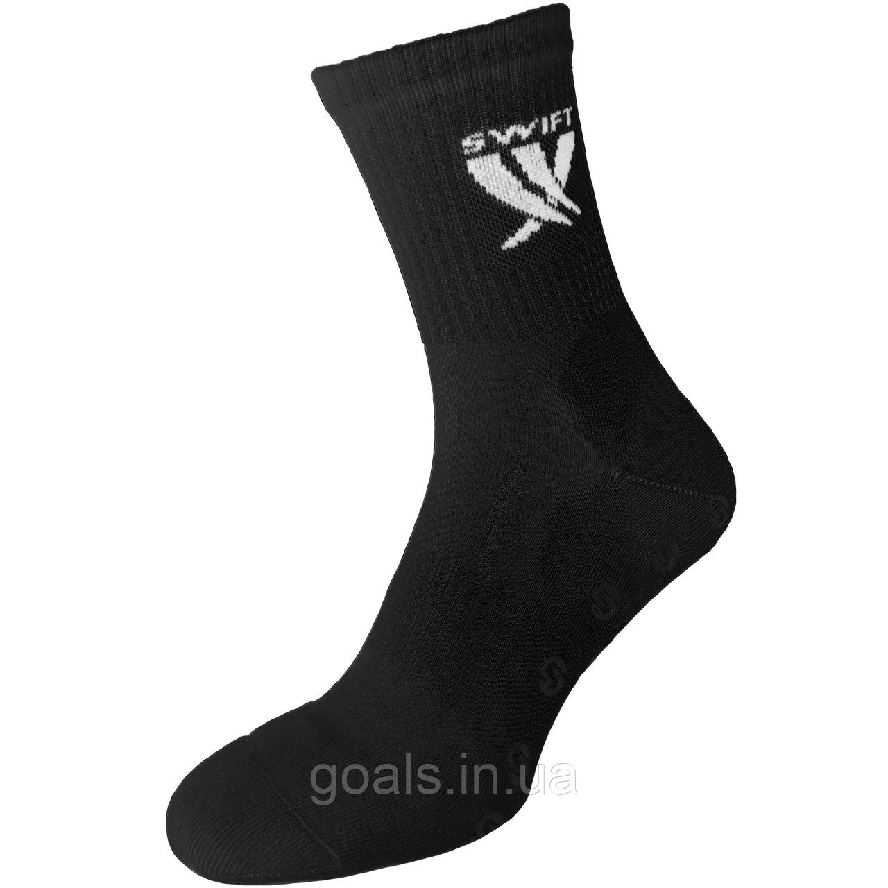 Шкарпетки спортивні SWIFT Anti-Slip PRO, чорні 27 p.