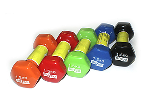 Гантелі GO DO 1,5 кг вінілові (пара)