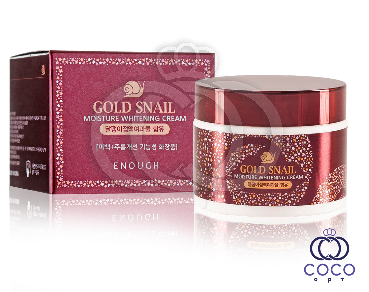 Крем для обличчя Enough Gold Snail Moisture Whitening Cream 50 мл
