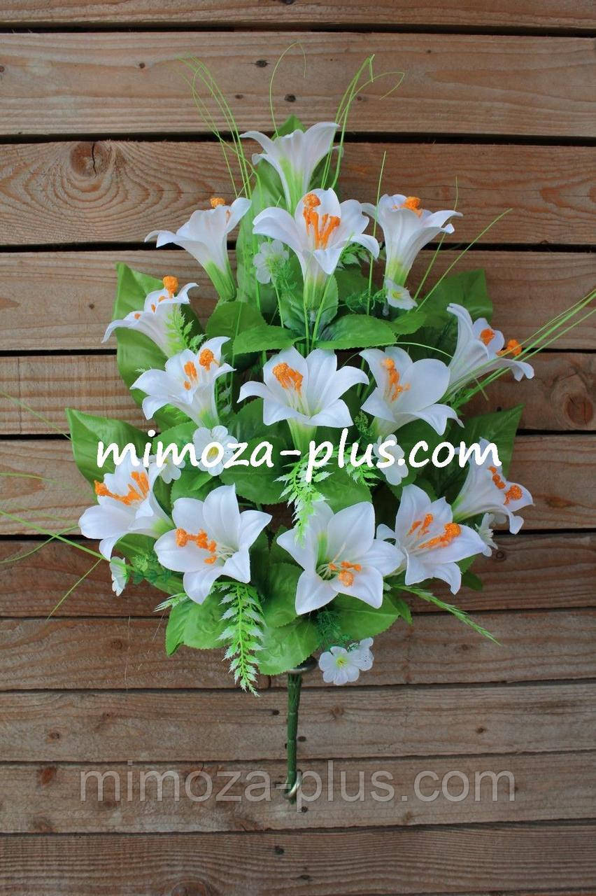 Штучні квіти - Лілія букет, 14 см