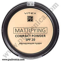 VITEX Матирующая компактная пудра для лица SPF20 Тон 04 - Sand beige ( до 9.2022г)