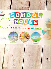 Ігровий намет будиночок School House Намет дитяча Школа 2 входи School House жовта (Оригінальні фото), фото 3