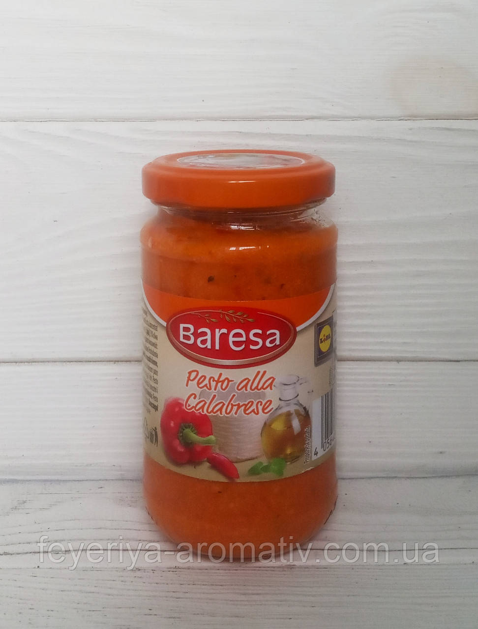 Сирний соус з паприкою Baresa Pesto alla Calabrese, 190г (Італія)
