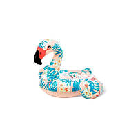 Плотик надувной детский с ручками 132-137-97 см "Фламинго" Intex 57559