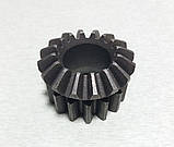 Шестерня диференціала мала Z-15/16 КПП конусна мототрактора 12-15-18 лс, фото 2