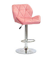 Барний стілець - пухлик PARIS Париж теракотовий оксамит, стілець візажиста