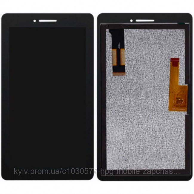 Дисплей для Lenovo Tab E7 TB-7104L 3G, TB7104i, Wi-Fi TB-7104F, модуль у зборі (екран і сенсор), чорний, фото 1