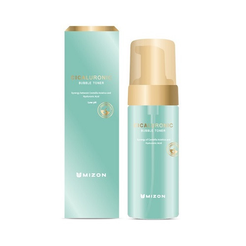 Mizon Cicaluronic Bubble Toner Бульбашковий тонер з центеллой, 160 мл