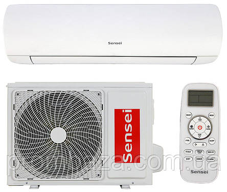 Кондиціонер Sensei HL Inverter SAC-12HSWH/I компресор Toshiba 35 кв/м, фото 1