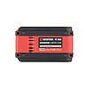 Акумулятор 20 В, Li-ion, 2.0 А·год, індикатор рівня заряду INTERTOOL WT-0340, фото 5