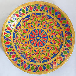 Декоративна тарілка із глини  "Східна Україна" діаметром 28 см