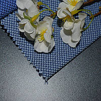 Уличная ткань для мебели рогожка Корсика (Korsyka) светло-синего цвета