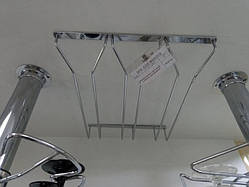 Полку барна 3-х рядна хром