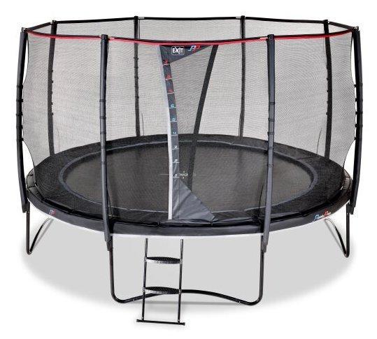 Батут із захисною сіткою Exit Toys PeakPro 427 см Чорний