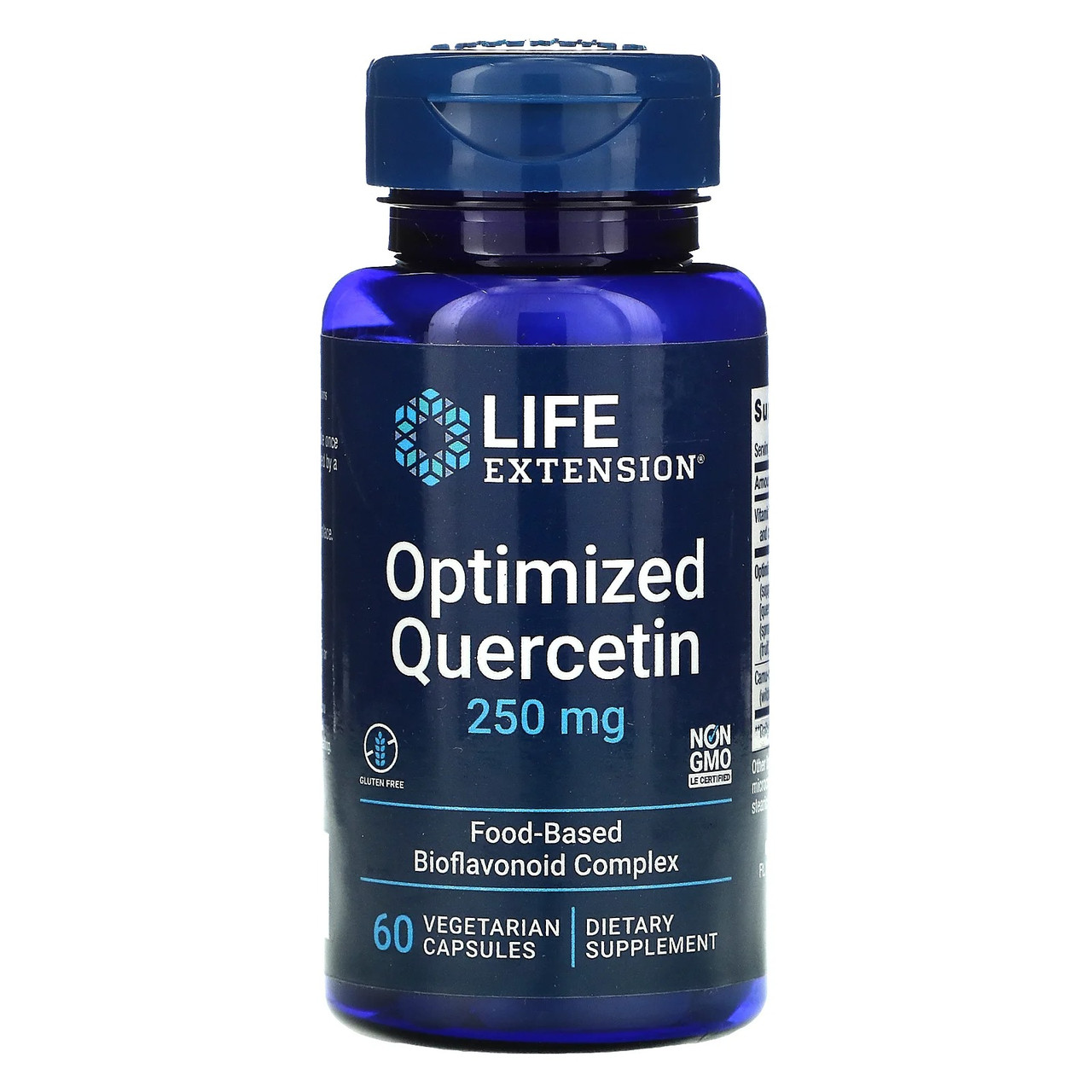 Оптимізований Кверцетин 250 мг Life Extension Optimized Quercetin для імунітету 60 вегетаріанських капсул