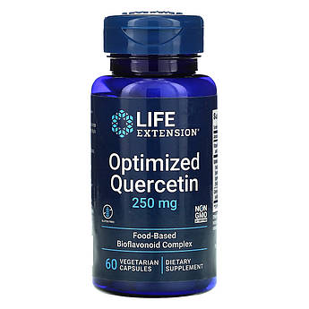 Оптимізований Кверцетин 250 мг Life Extension Optimized Quercetin для імунітету 60 вегетаріанських капсул