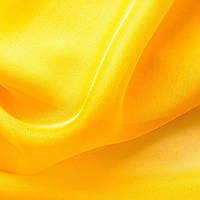 Ткань шифон-шелк натуральный жовтий