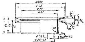 Шків помпи москвич