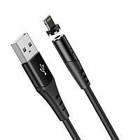 Магнитный кабель для Iphone USB Lightning Magnetic USB Cable HOCO X60 Чёрный