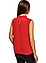 Жіноча літня блузка без рукавів легка однотонна софт, чорна, червона, розмір XS, S, M, L, фото 4