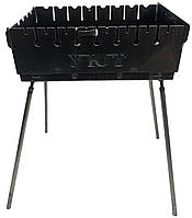 Мангал валіза УЮТЬ на 8 шампурів + набір шампурів у подарунок