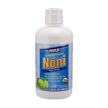 Органічний сік ноні Нау Фудс / Now Foods Noni Liquid super fruit (946 ml)