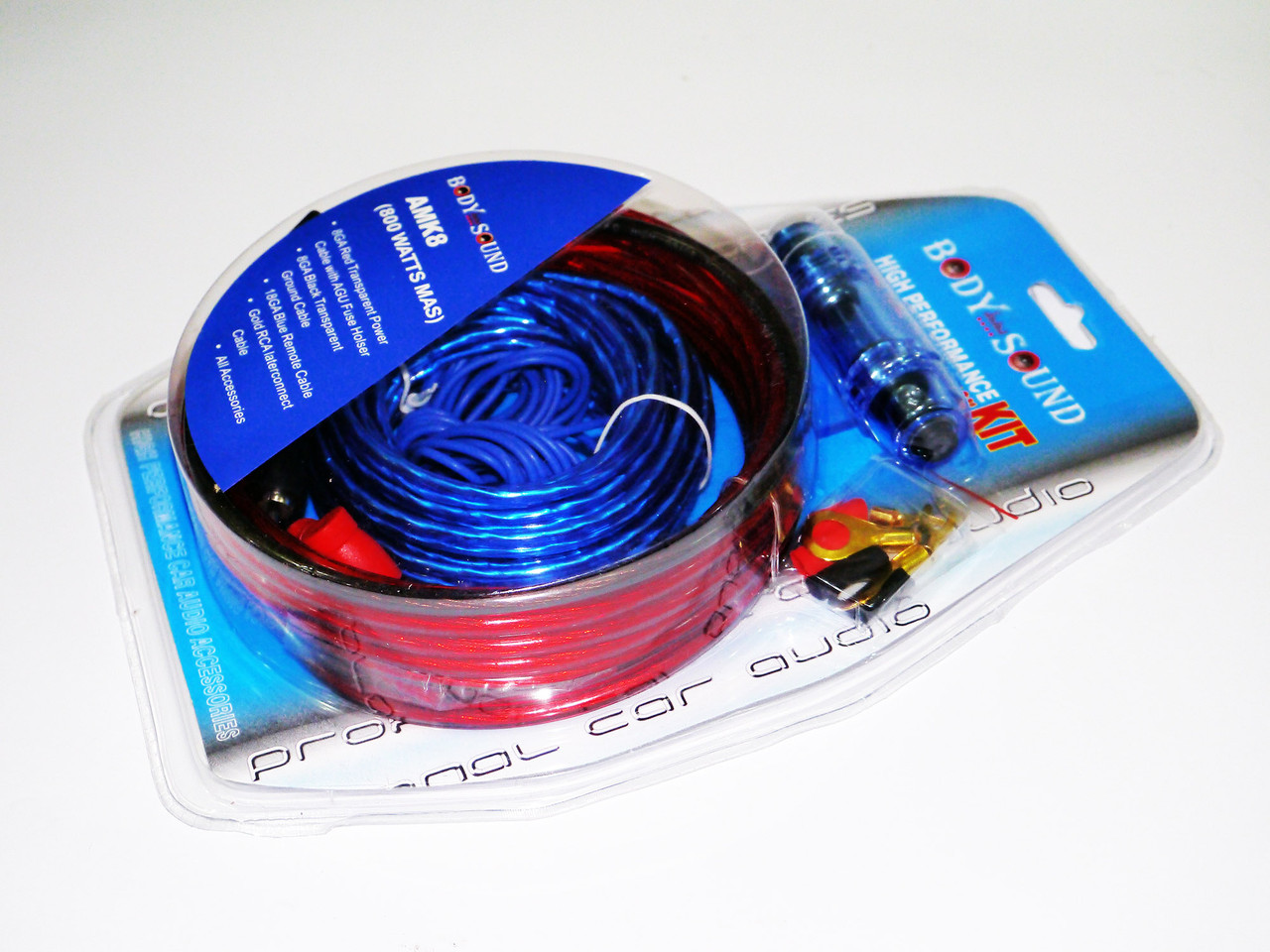 Набір проводів для підсилювача / сабвуфера 800W, фото 1
