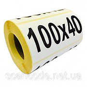 Етикетка 100х40 термоеко