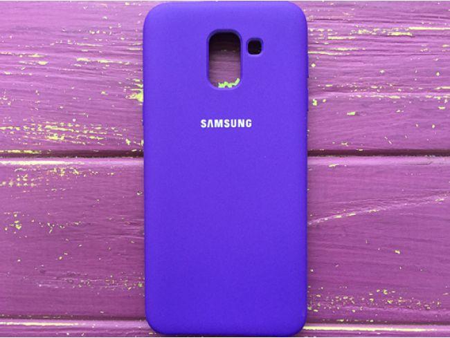 Чохол Silicone Cover для Samsung Galaxy J6 SM-J600F/DS Бузковий