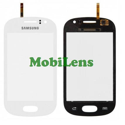 Samsung S6810, Galaxy Fame Тачскрин (сенсор) білий, фото 1