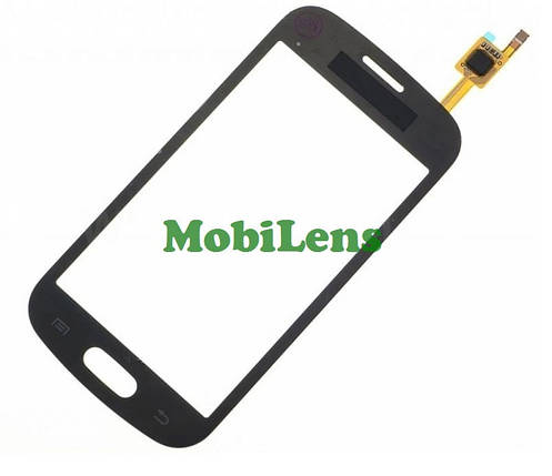 Samsung S7390, S7392 Тачскрин (сенсор) чорний, фото 1