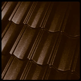 Модульна черепиця Novatik Metal Classic Duo High Coat RAL 9005 (2-модульний) Voestalpine 0,5 мм