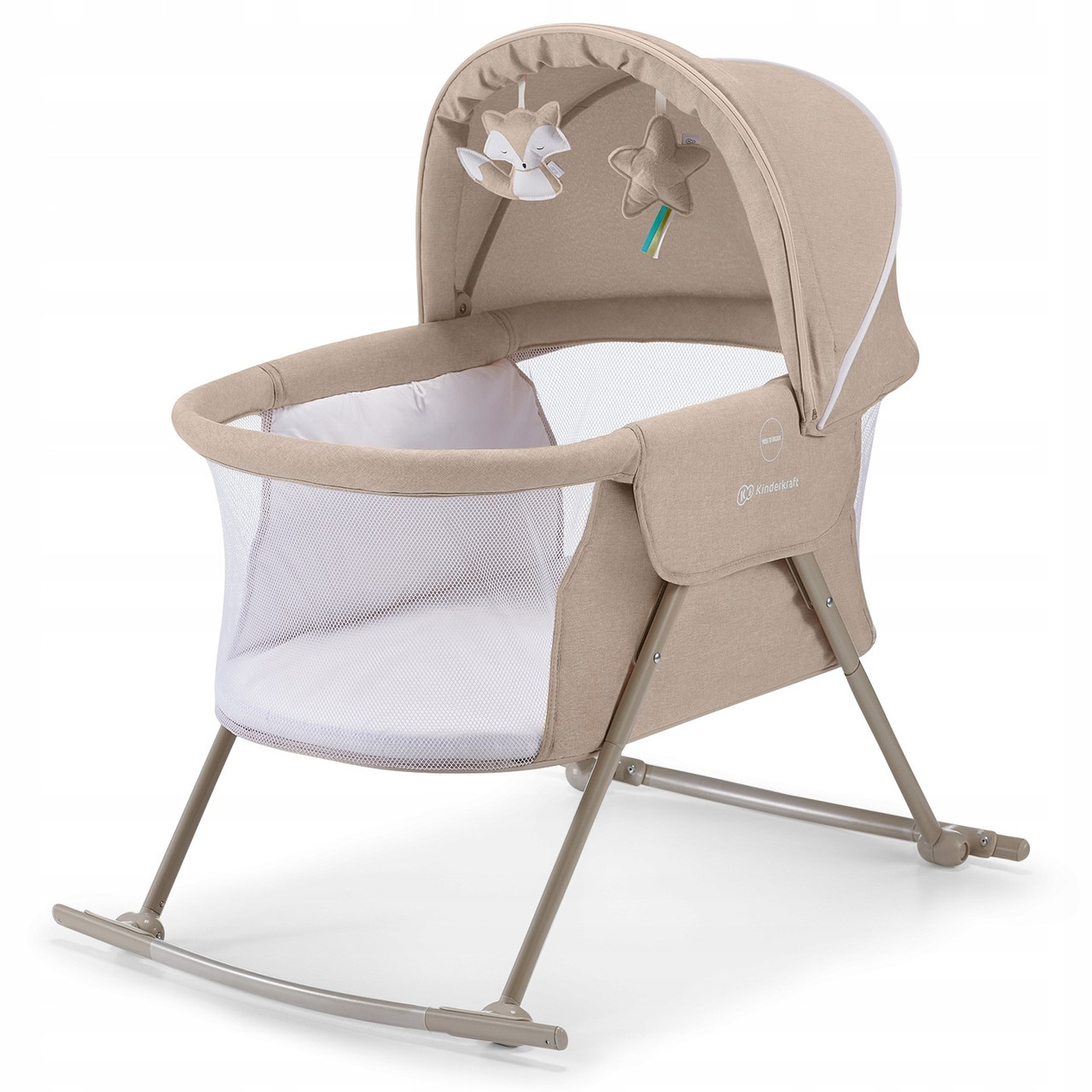 Колиска дитяча Kinderkraft lovi cot Beige