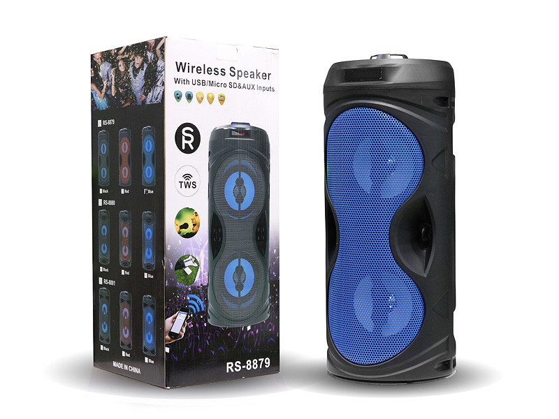 Колонка музична портативна Bluetooth RS-8879 12шт 9569