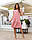 Стильне плаття із завищеною талією/Арт.403/колір сірий, фото 10