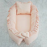 Кокон гніздечко для новонароджених (6 розмірів), фото 5