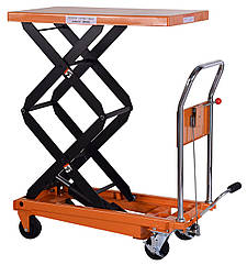 Стіл вантажопідіймальний VULKAN жовтий SYTJ-35S 350 кг/1,3 м