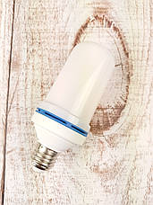 Лампа LED Flame Bulb А+ з ефектом полум'я вогню, E27 | незвичайна лампочка полум'я, фото 2