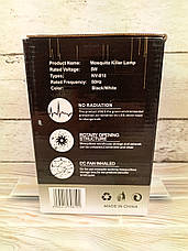 Пастка від комарів USB Mosquito Killer Lamp (Антимоскітна лампа-пастка) LED лампа пастка для комах, фото 3