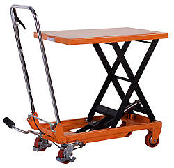 Стіл гідравлічний вантажопідіймальний Metier 150 кг, 0.72 м жовтий