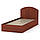 Ліжко з матрацом 90 горіх екко Компаніт (94х204х85 см), фото 3